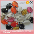 Competitive price excellent quality sew on resin rhinestone for sandal